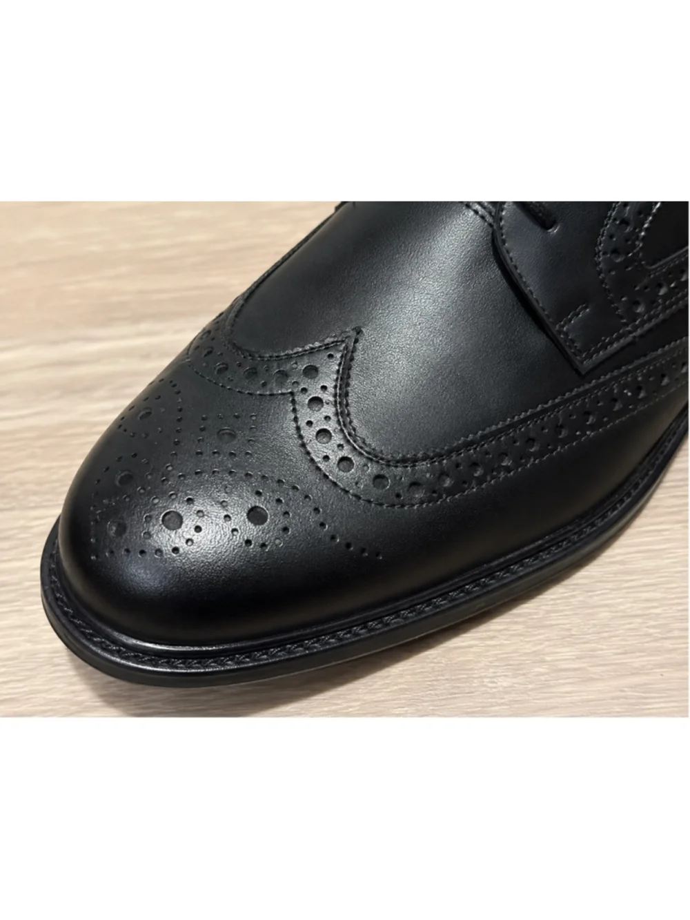 Nunn Bush Men’s Wingtip Oxford Dress Shoes Size 13M Black Leather Comfort Gel